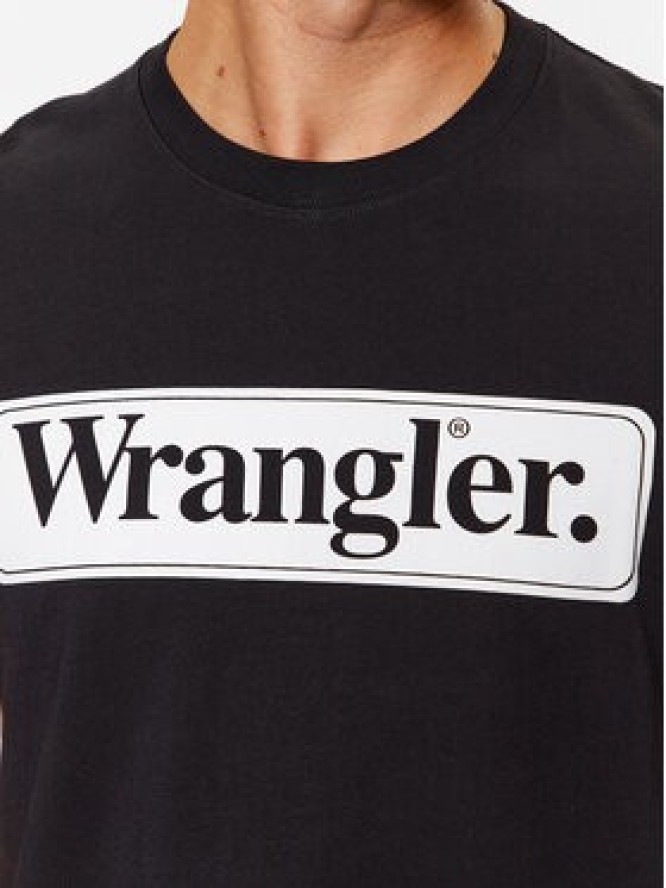 Wrangler T-Shirt 112341132 Czarny Regular Fit