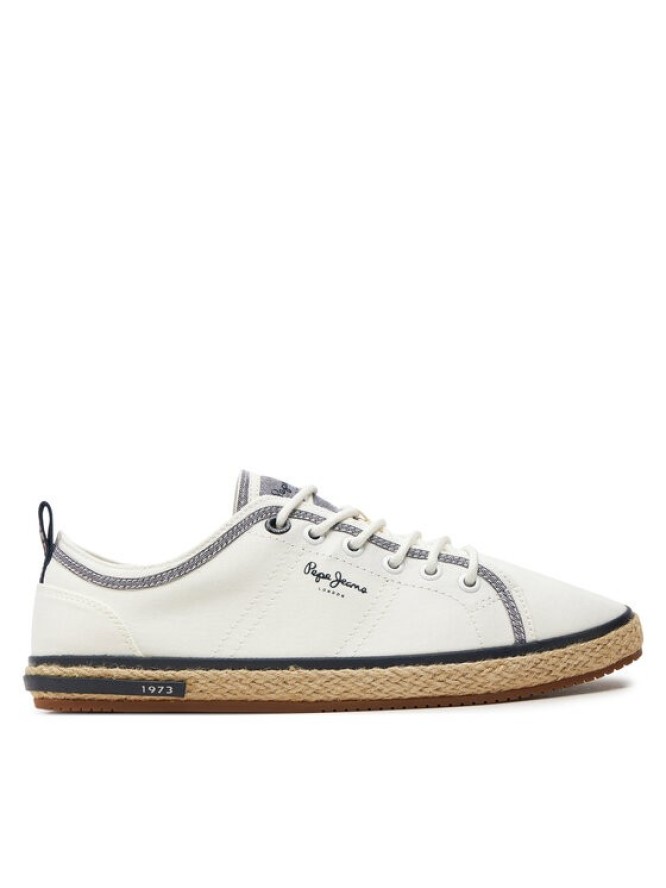 Pepe Jeans Espadryle Samoa Smart PMS10321 Biały