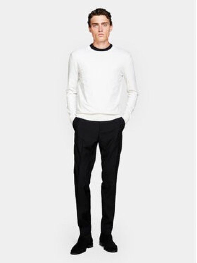 Sisley Sweter 10F2S1C78 Beżowy Slim Fit