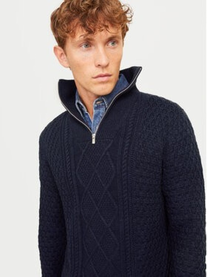 Jack&Jones Sweter Blunorth 12261780 Granatowy Regular Fit