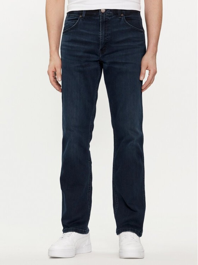 Wrangler Jeansy Greensboro 112350742 Granatowy Straight Fit