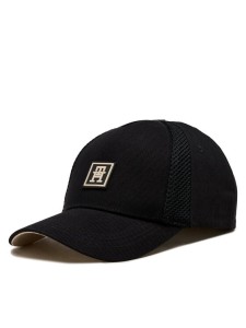 Tommy Hilfiger Czapka z daszkiem Monogram Sport Mesh Cap AM0AM12031 Czarny