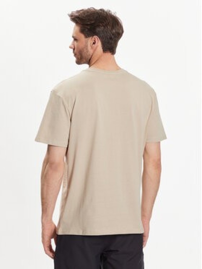 Columbia T-Shirt Basic Logo 1680053 Beżowy Regular Fit