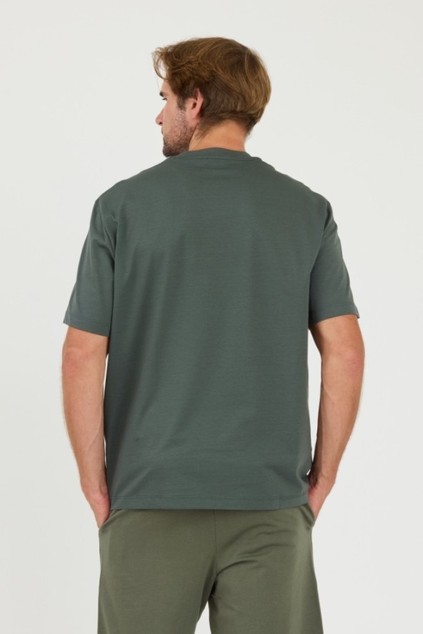 ARMANI EXCHANGE Zielony t-shirt
