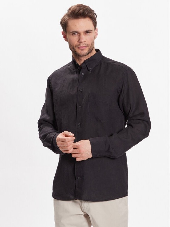 Eton Koszula 100004200 Czarny Slim Fit