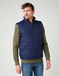 MĘSKA KAMIZELKA WRANGLER THE VEST NAVY W4D8WR114