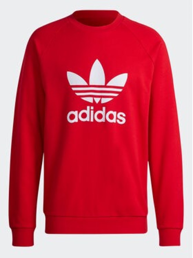 adidas Bluza adicolor Classics Trefoil IA4855 Czerwony Regular Fit