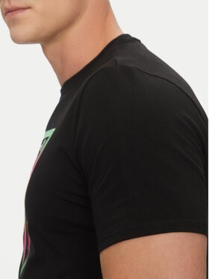 Guess T-Shirt F5GI00 J1314 Czarny Slim Fit