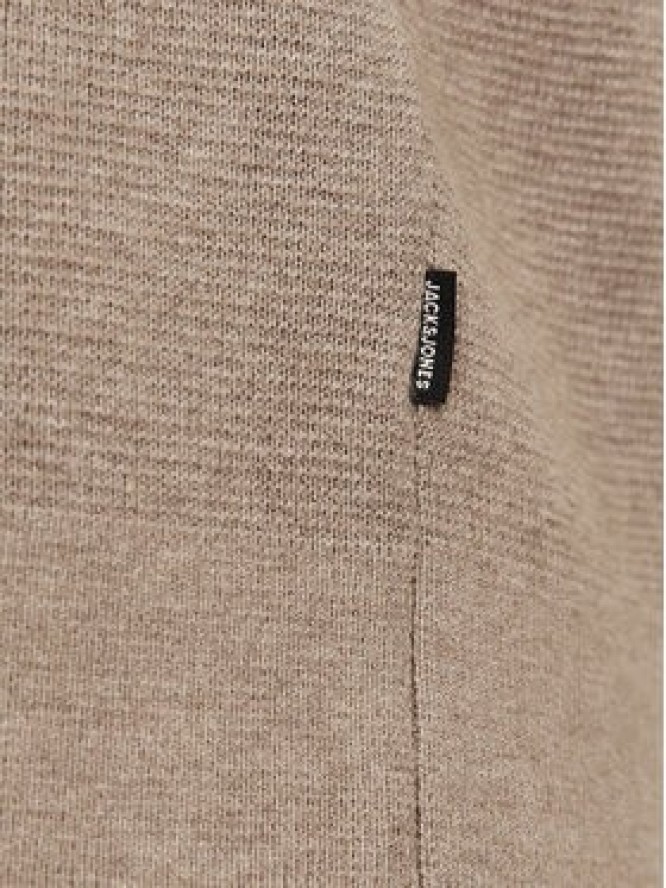 Jack&Jones Sweter Milano 12259664 Szary Relaxed Fit