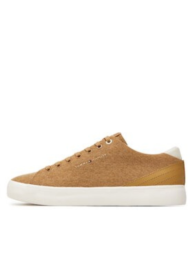 Tommy Hilfiger Tenisówki Th Hi Vulc Low Summer Cvs FM0FM05056 Khaki