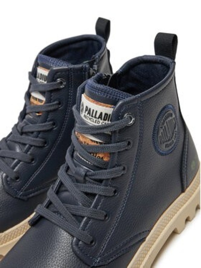 Palladium Trapery Pampa Hi Re Vegan Lth 74378-410-M Granatowy