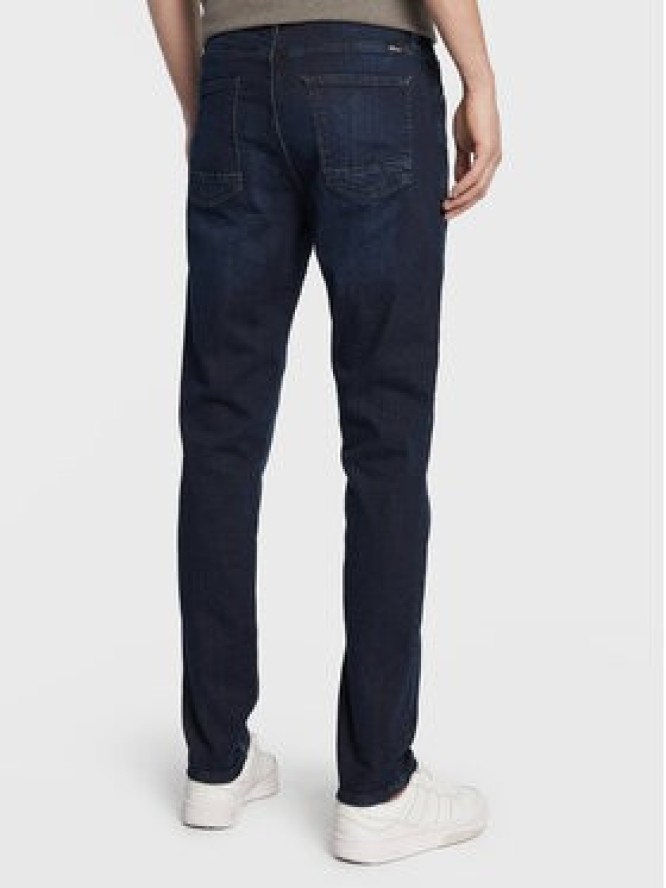 Blend Jeansy Jet 20712999 Granatowy Slim Fit