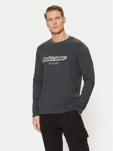 Jack&Jones Longsleeve Vesterbro 12266419 Zielony Relaxed Fit