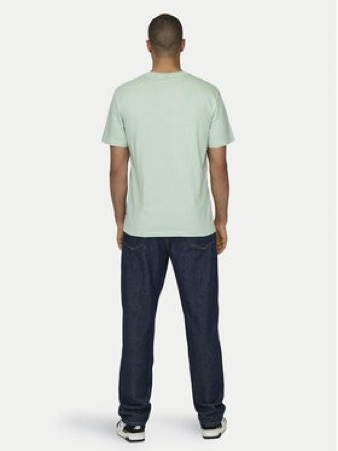 Only & Sons T-Shirt Kolton 22028735 Zielony Regular Fit