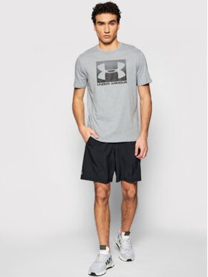 Under Armour T-Shirt Ua Boxed Sportstyle 1329581 Szary Loose Fit