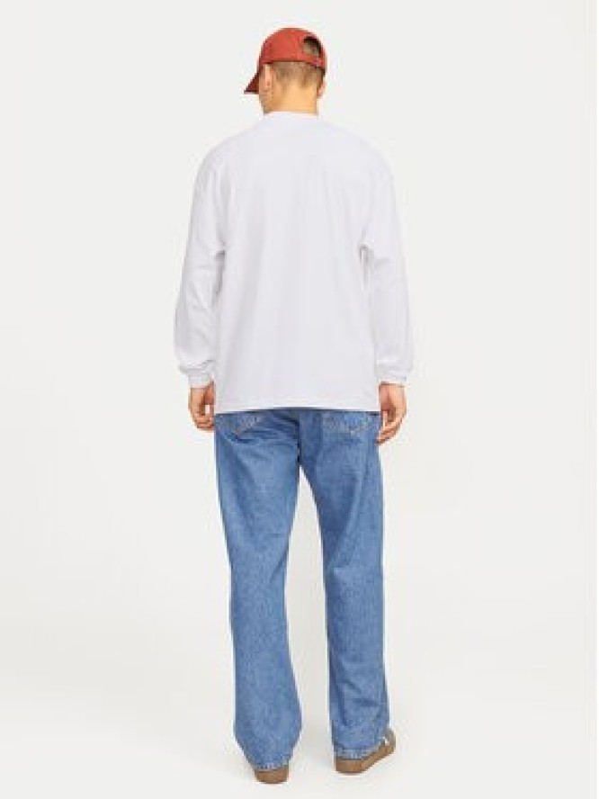 Jack&Jones Longsleeve Urban Edge 12256422 Biały Loose Fit