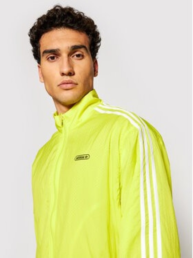 adidas Kurtka przejściowa Reverse Track GN3818 Żółty Regular Fit