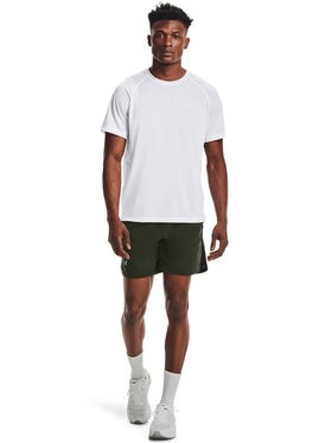 Under Armour T-Shirt UA STREAKER TEE 1361469 Biały Regular Fit