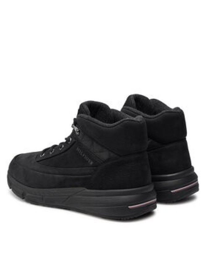 Tommy Hilfiger Sneakersy Warm Nubuck Hybrid B FM0FM05189 Czarny