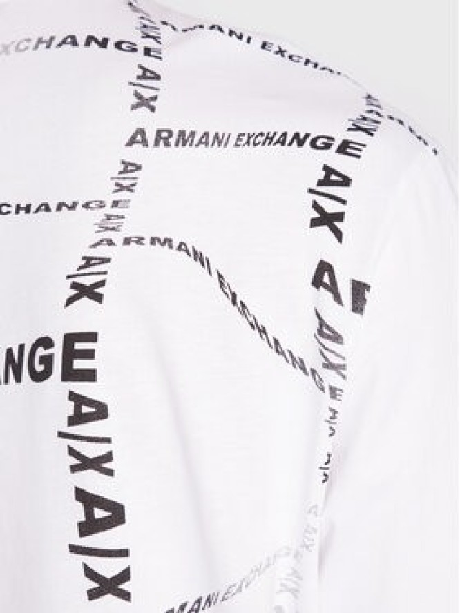 Armani Exchange T-Shirt 3RZMFE ZJ8EZ 21BX Biały Relaxed Fit