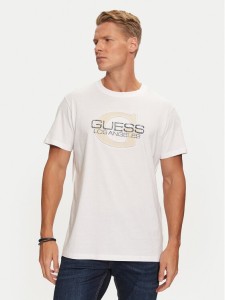 Guess T-Shirt M4BI42 I3Z14 Biały Regular Fit