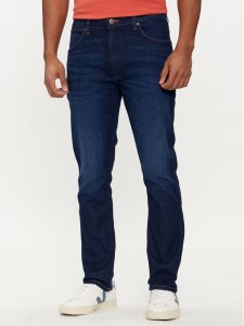 Wrangler Jeansy Larston 112350845 Granatowy Slim Fit