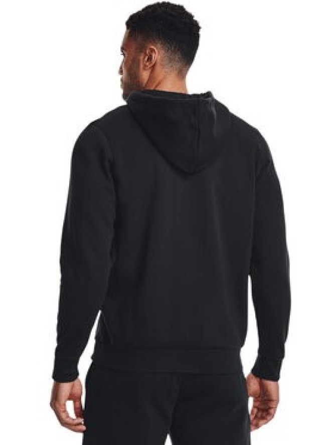 Under Armour Bluza UA Essential Fleece FZ Hood 1373881 Czarny Regular Fit