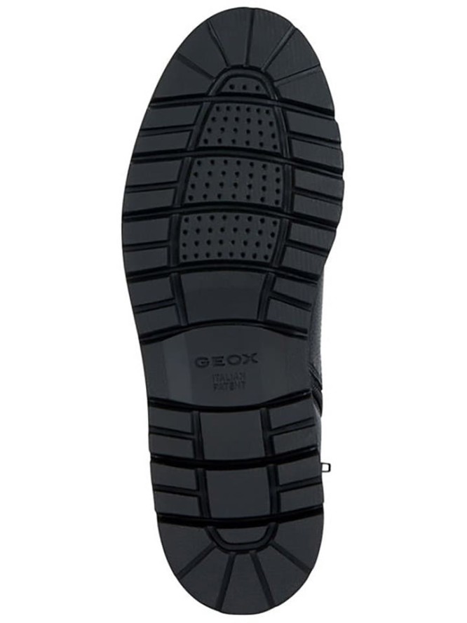 Geox Skórzane botki "Ghiacciaio" w kolorze czarnym rozmiar: 40