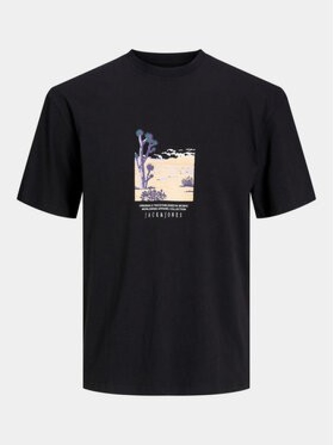 Jack&Jones T-Shirt Lucca 12253613 Czarny Relaxed Fit