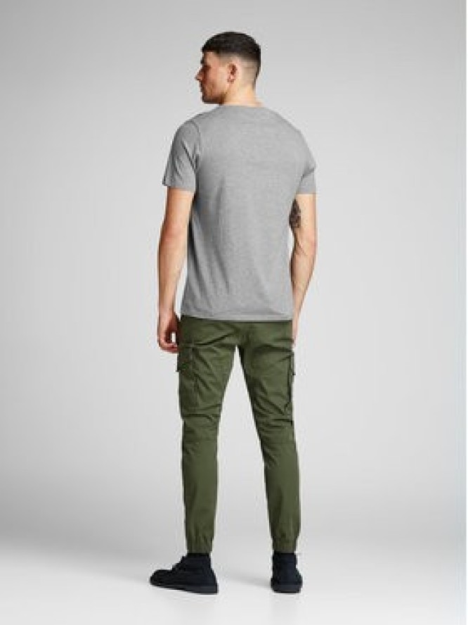 Jack&Jones T-Shirt Corp Logo 12137126 Szary Slim Fit