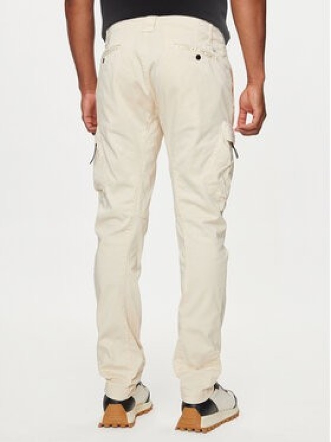 C.P. Company Spodnie materiałowe 16CMPA063A005694G Beżowy Slim Fit