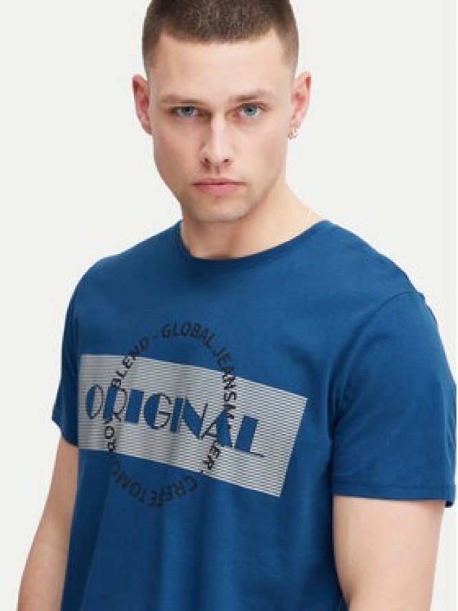 Blend T-Shirt 20716827 Niebieski Regular Fit