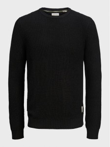 Jack&Jones Sweter Nick 12211275 Czarny Regular Fit