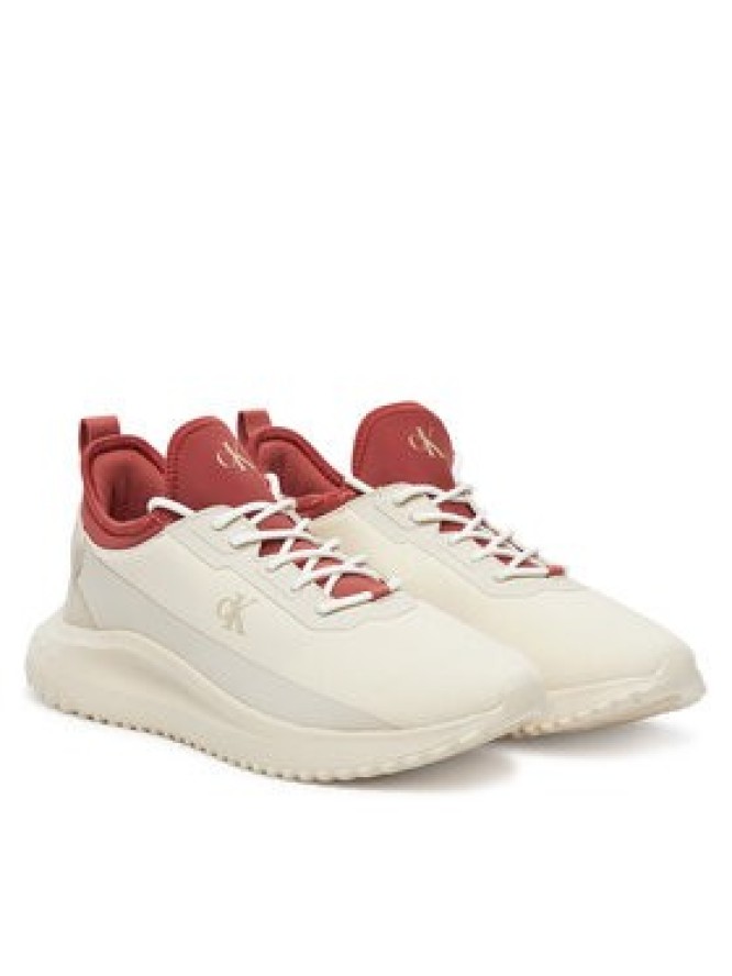 Calvin Klein Jeans Sneakersy Eva Runner Tech Ripstop YM0YM01203 Beżowy