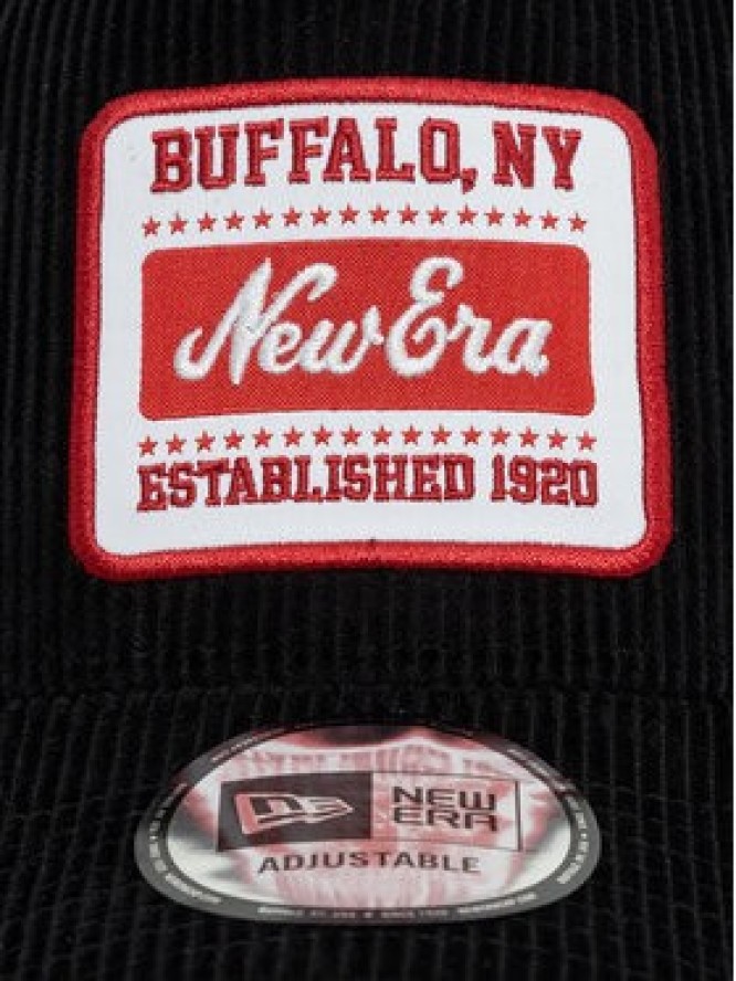 New Era Czapka z daszkiem Cord Patch 60603669 Czarny
