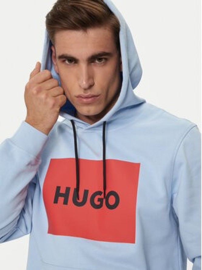 Hugo Bluza Duratschi223 50473168 Niebieski Regular Fit