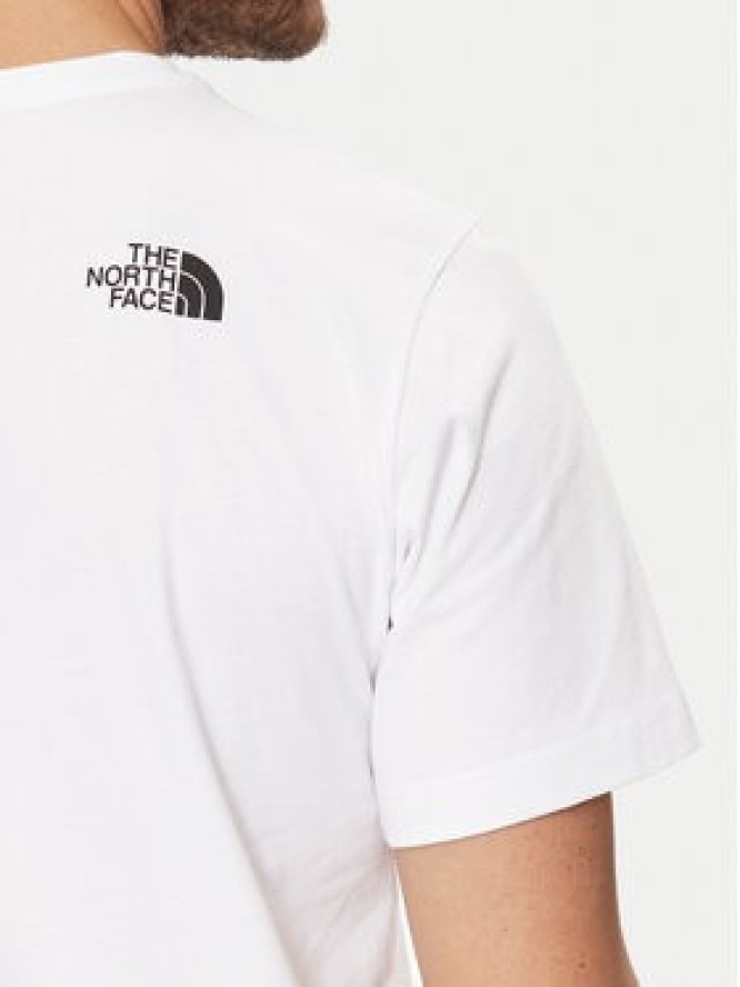 The North Face T-Shirt Easy NF0A87N5 Biały Regular Fit