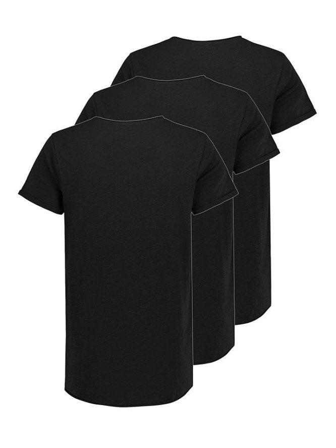Sublevel Koszulki (3 szt.) w kolorze czarnym rozmiar: M