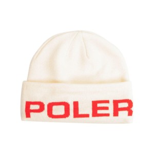 Czapka zimowa Poler Petrol Beanie ecru