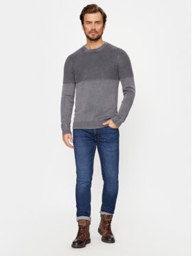 Jack&Jones Sweter 12236265 Szary Regular Fit