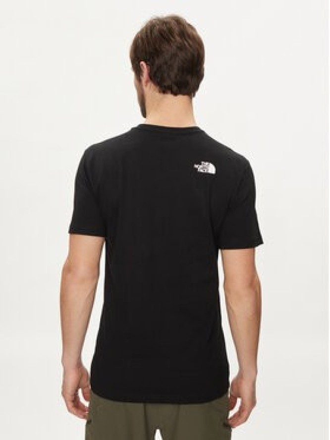 The North Face T-Shirt Woodcut Dome NF0A87NX Czarny Regular Fit