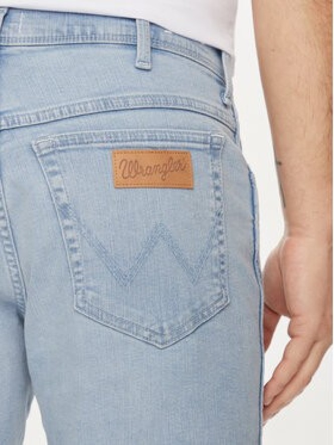 Wrangler Szorty jeansowe Texas 112350870 Niebieski Regular Fit
