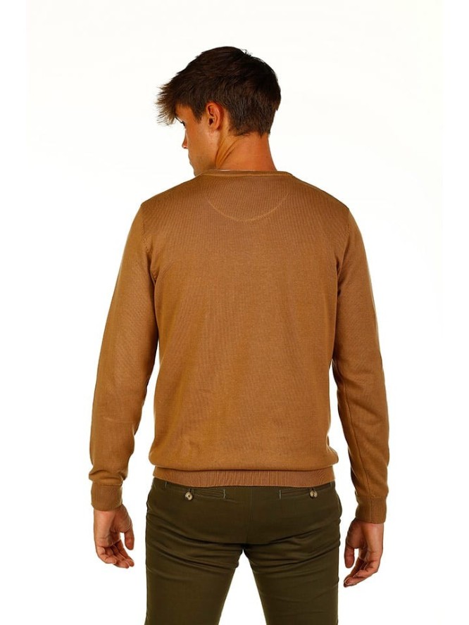 The Time of Bocha Sweter w kolorze jasnobrązowym rozmiar: XL