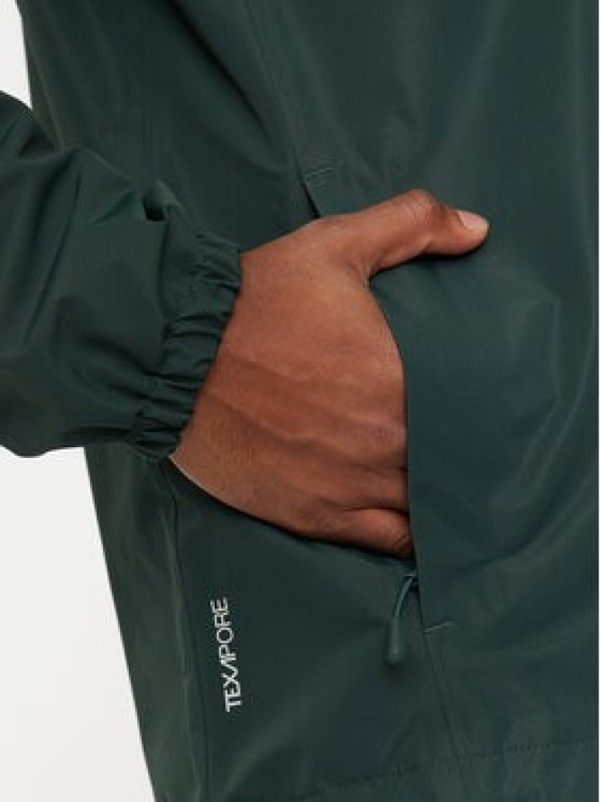 Jack Wolfskin Kurtka przeciwdeszczowa Stormy Point 2l 1111142 Zielony Regular Fit