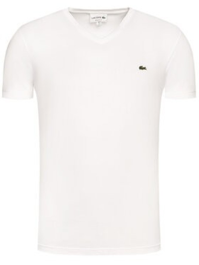 Lacoste T-Shirt TH2036 Biały Regular Fit