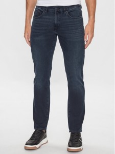 Boss Jeansy Delaware3-1 50496192 Granatowy Slim Fit