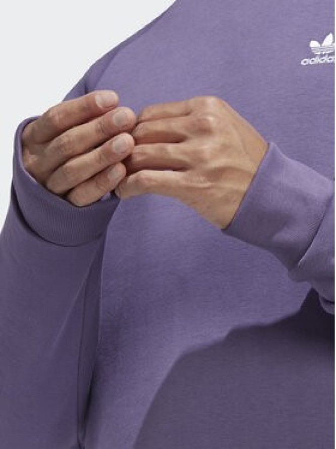 adidas Bluza Trefoil Essentials Crewneck Sweatshirt IA4824 Fioletowy Regular Fit