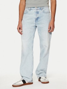 AMI PARIS Jeansy UTR500.DE0027 Niebieski Straight Fit