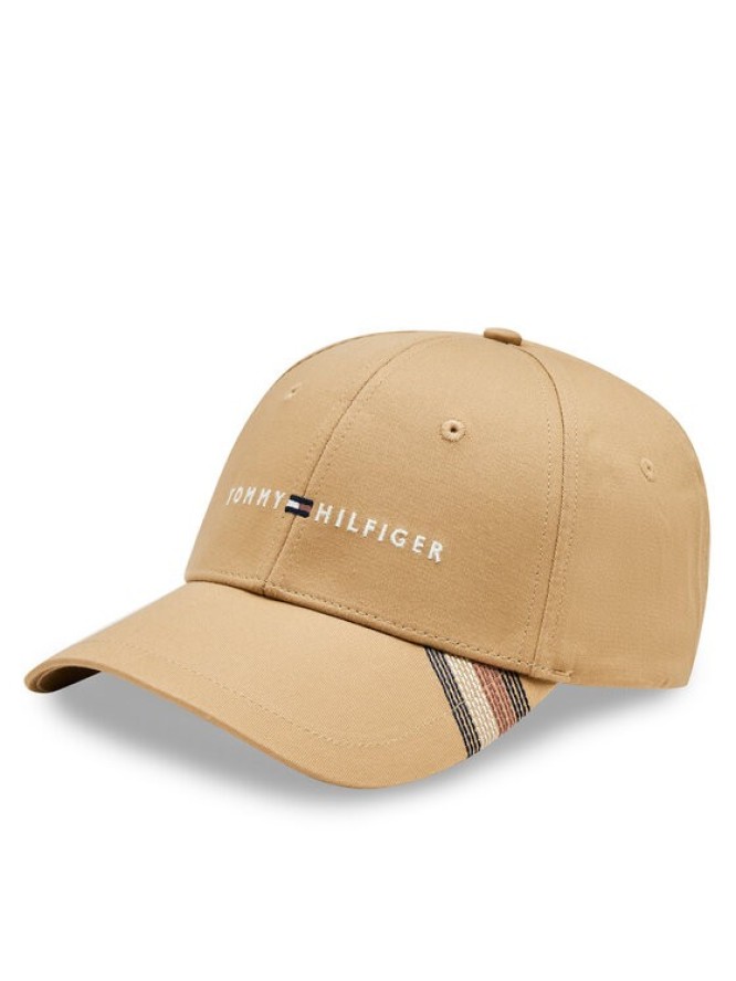 Tommy Hilfiger Czapka z daszkiem Foundation Cotton 6 Panel Cap AM0AM12532 Brązowy