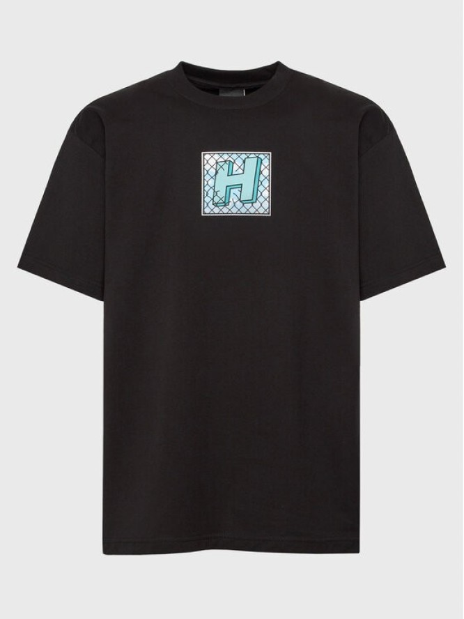 HUF T-Shirt Tresspass TS01940 Czarny Regular Fit